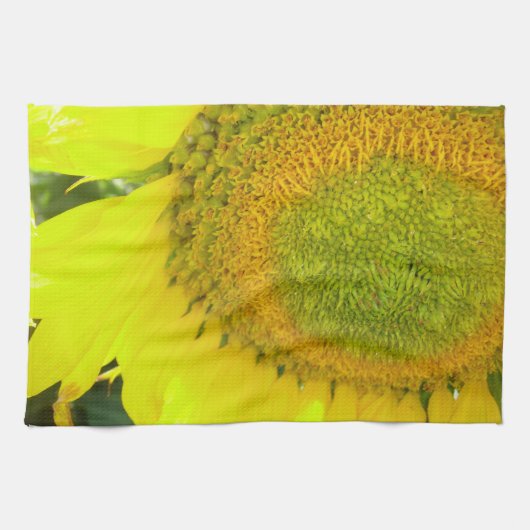 キュシェントゥフヘルゲルベゾンネンブルーム キッチンタオル (横)