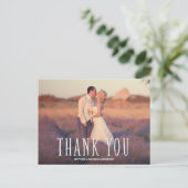 キュスト感謝してい | THANK 結婚 YOU POST CARD ポストカード (スタンド正面)