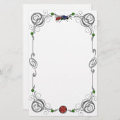 キュッコワスプのスクロール 便箋 (正面/裏面)