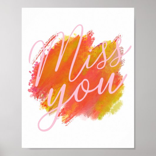 キュッシッ恋しく思ク私はカラフル水色 ポスター (正面)