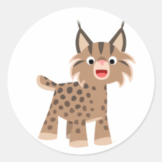 キュットハッピーマンガLynxステッカー ラウンドシール
