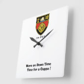 キュッパのダウンタイムに出た。 スクエア壁時計 (傾斜)