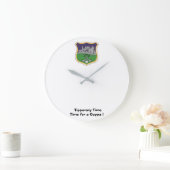 キュッパの時刻を刻んでいた。 ラージ壁時計 (ホーム)