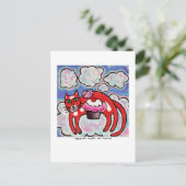 キュッピーケーキエンジェルはがき ポストカード (スタンド正面)