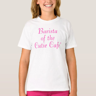 キュティーカフェのバリスタ 引用 Tシャツ