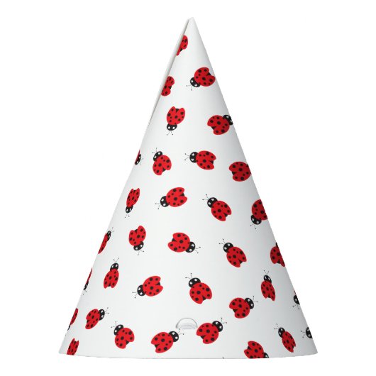 キュテストリトルレディバグ子供の誕生日パーティー パーティーハット (左)