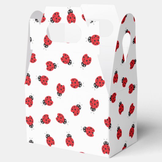 キュテストリトルレディバグ子供の誕生日パーティー フェイバーボックス (オープン)