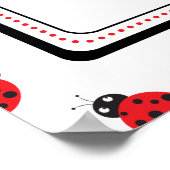 キュテストリトルレディバグ子供の誕生日パーティー ポスター (角)