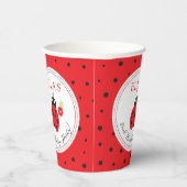 キュテストリトルレディバグ子供の誕生日パーティー 紙コップ (右)