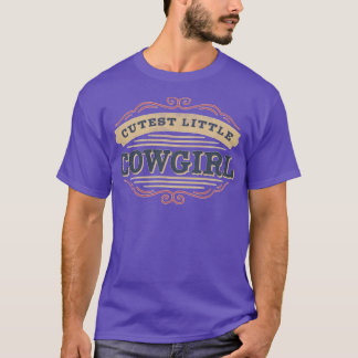 キュテストリトル女性のカーボーイカントリーウェスタン Tシャツ