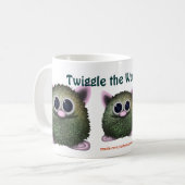 キュドリーなウジーお尻ドリンクマグを巻き合わせる コーヒーマグカップ (正面左)