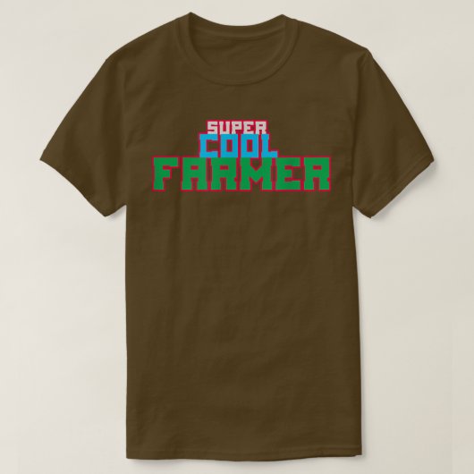 キュパーカッコいい農家Tシャツ Tシャツ (デザイン正面)