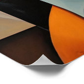 キュビコンテンポラリーズムポートレートはっきりしたピカインスパイアソ ポスター (角)