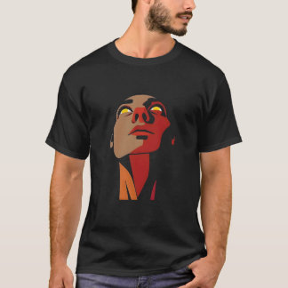 キュビストの男性イラストTシャツ Tシャツ