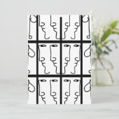 キュビストの肖像 招待状 (スタンド正面)