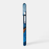 キュビスト風の魚 iPhone 16ケース (左側面)