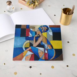 キュビスト風アフリカ人女性 ゲストブック・思い出帳 ゲストブック
