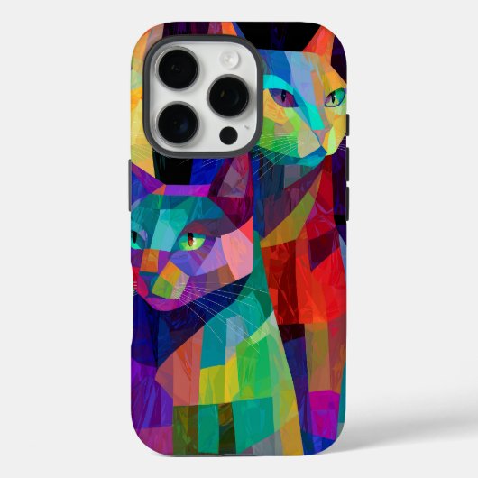 キュビスト 猫の歩哨 Case-Mate iPhoneケース (裏面)