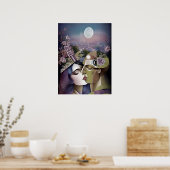 キュビズムとサイバーパンクの出会い ポスター (キッチン)