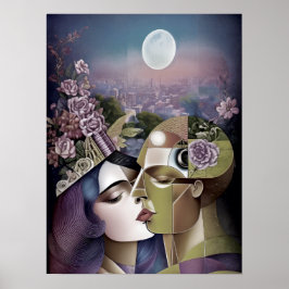 キュビズムとサイバーパンクの出会い ポスター