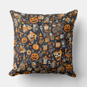 キュビズムのハロウィーン クッション (正面)