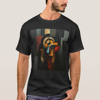 キュビズム抽象画 Tシャツ