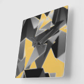 キュビズム スクエア壁時計 (傾斜)