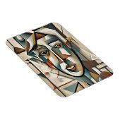 キュビモダンスポートレート抽象芸術アート マグネット (右側)