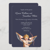 キュピッイタリアンドアート結婚式招待状 招待状 (正面/裏面)