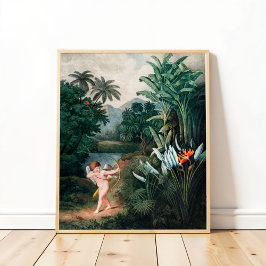 キュピッインスパイアドの愛のある植物 ポスター