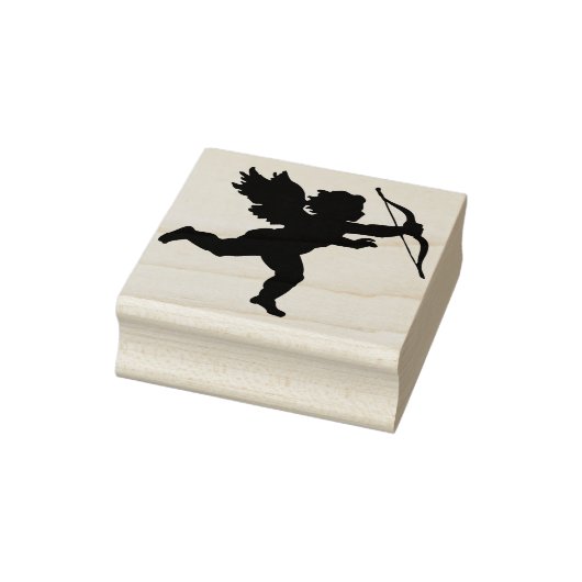 キュピッドエンジェルシルエットアートスタンプ ラバースタンプ (スタンプ)