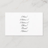 キュピ怒ッド 名刺 (裏面)