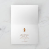 キュモダンート水彩ジンジャーブレッドマン カード (内部)