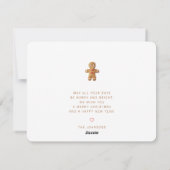 キュモダンート水彩ジンジャーブレッドマン シーズンカード (裏面)