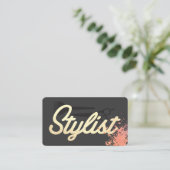 キュラシグラモスタイリストフォント |表現 名刺 (スタンド正面)