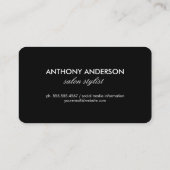 キュラシグラモスタイリストフォント |表現 名刺 (裏面)