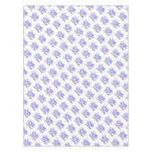 キュラシブ文字とパーティー帽子ハッピーニューイヤー テーブルクロス (正面)