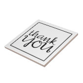 キュラシブ黒タイルありがとう タイル (側面)