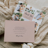 キュラシブ | 結婚のフォトフラットサンキューカード サンキューカード