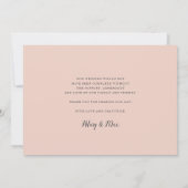 キュラシブ | 結婚のフォトフラットサンキューカード サンキューカード (裏面)