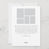 キュラシースクリッメリートフローリッシュフルフォトホリデー シーズンカード (裏面)