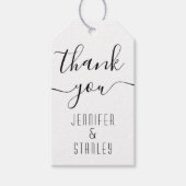 キュラシースクリフ結婚ト書の感謝 ギフトタグ (正面)