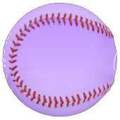 キュラシースクリプト名と編集可能ライトパープルグラデーション ソフトボール (正面左)