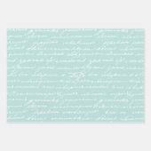 キュラシース手書きライター作家ブックラバースイート ラッピングペーパーシート (正面2)