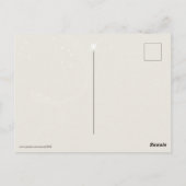 キュラソーきらめくからの挨拶 ポストカード (裏面)