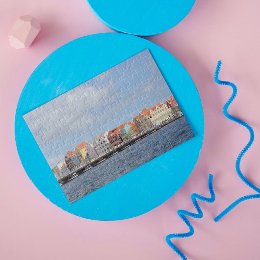 キュラソーカラフルウィレムスタッドの家 ジグソーパズル