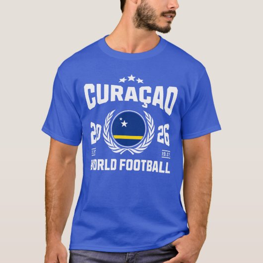 キュラソーサッカー2026 Tシャツ (正面)
