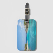 キュラソービーチデザイン ラゲッジタグ (正面縦)
