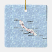 キュラソーヴィンテージマップ セラミックオーナメント (裏面)