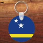 キュラソー国旗 キーホルダー (正面)